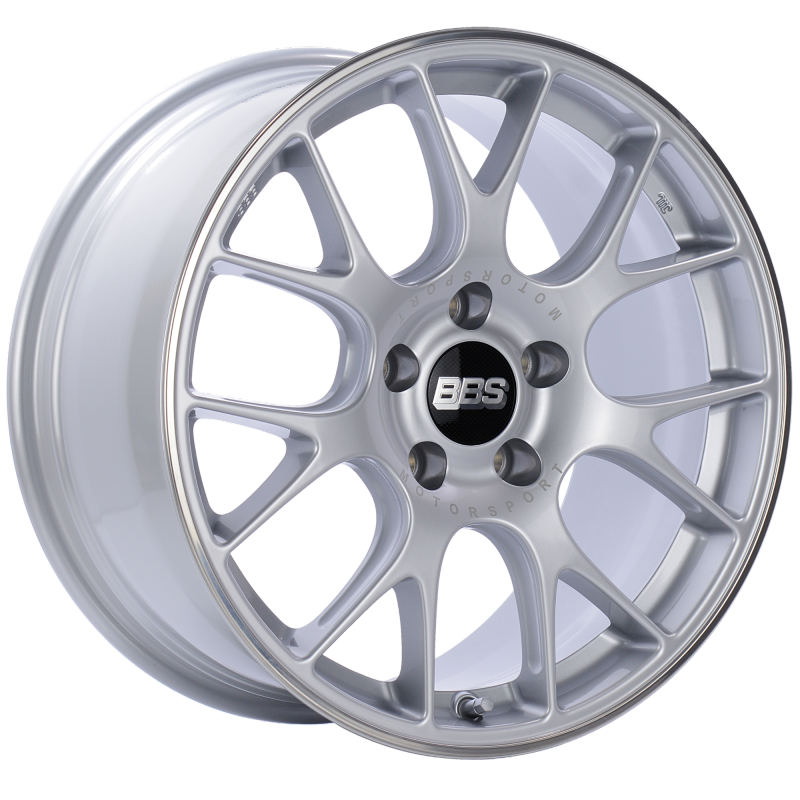 BBS CH-R 18x8.5 5x112 ET38 Brilliant Silver Polished Rim Protector Wheel -82mm PFS/Clip Required - armamenter