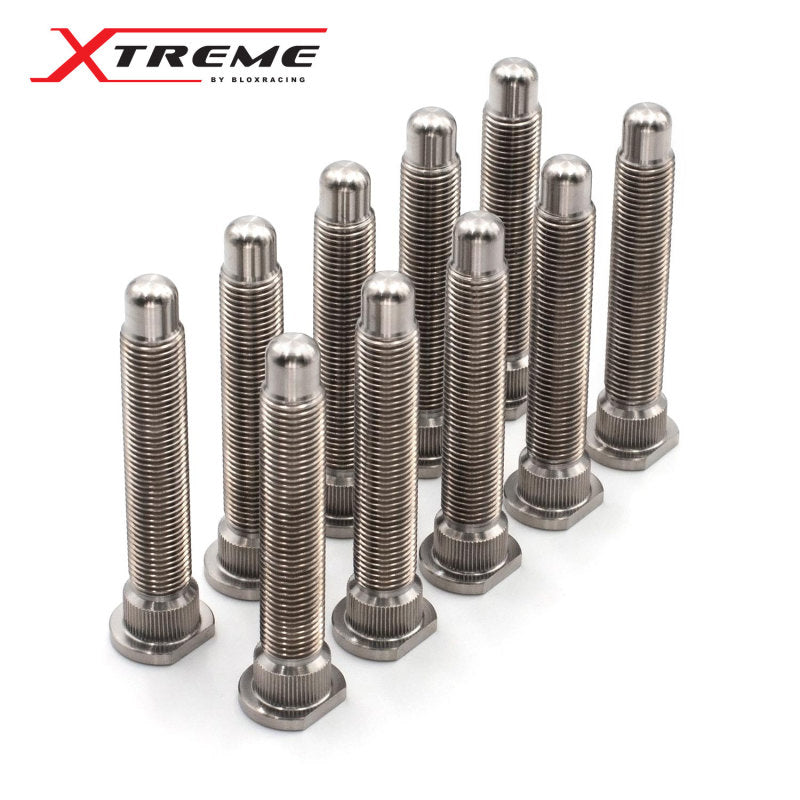 BLOX Racing Subaru Xtreme Titanium Wheel Studs 12 x 1.25mm - Set of 10 - armamenter