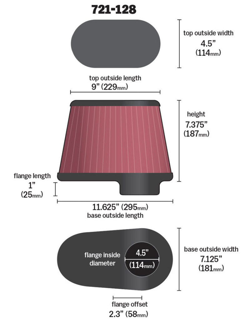 Airaid Dodge 5.9/6.7L DSL / Ford 6.0L DSL Kit Replacement Air Filter - armamenter