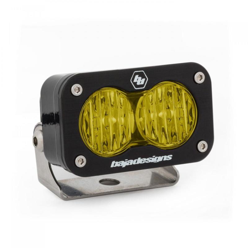 Baja Designs S2 Pro Wide Cornering Pattern LED Light - Amber - armamenter