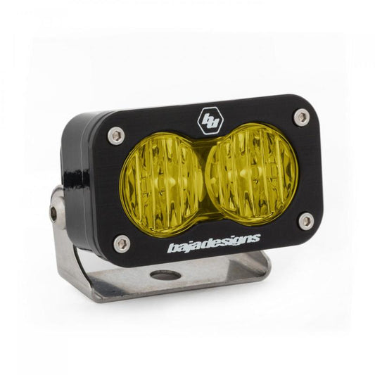 Baja Designs S2 Pro Wide Cornering Pattern LED Light - Amber - armamenter