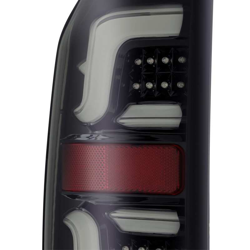 AlphaRex 14-20 Toyota Tundra PRO-Series LED Tail Lights Jet Black - armamenter