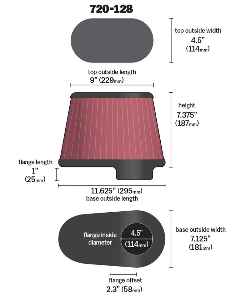 Airaid Dodge 5.9/6.7L DSL / Ford 6.0L DSL Kit Replacement Air Filter - armamenter