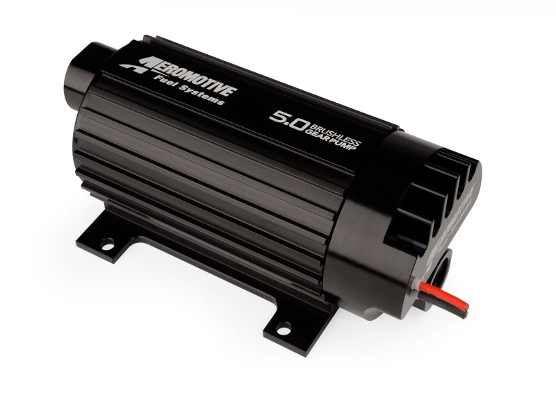 Aeromotive 5.0 Brushless Spur Gear External Fuel Pump - In-Line - 5gpm - armamenter