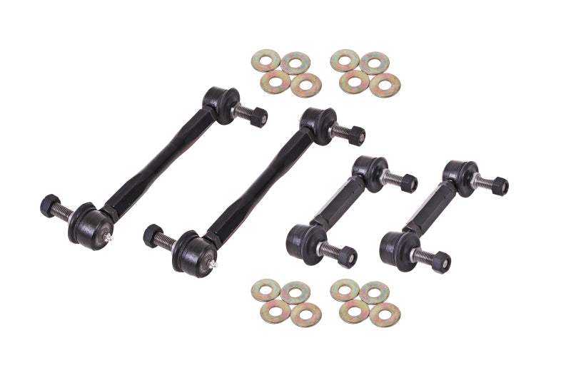 BMR 15-17 S550 Mustang Front and Rear Sway Bar End Link Kit - Black - armamenter