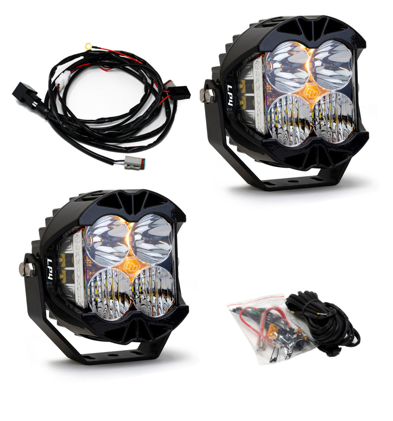 Baja Designs LP4 Pro Driving/Combo LED - Clear (Pair) - armamenter