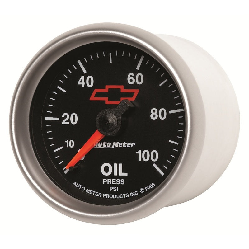 Autometer Sport-Comp II GM 52mm 0-100 PSI Mechanical Oil Pressure Gauge - armamenter