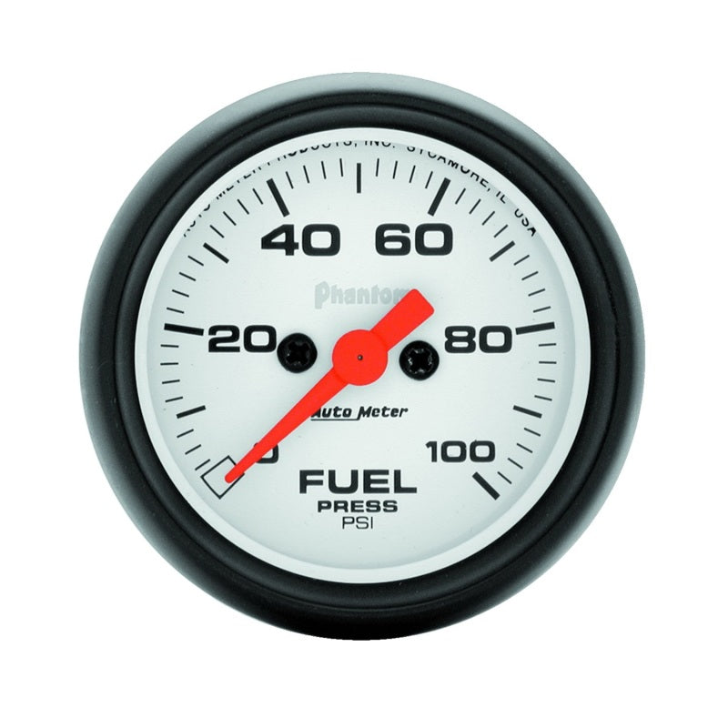 Autometer Phantom 52mm 0-100 PSI Fuel Pressure Gauge - armamenter