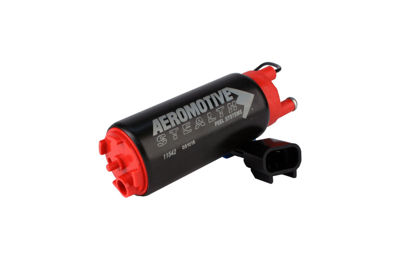 Aeromotive 340 Series Stealth In-Tank E85 Fuel Pump - Offset Inlet - Inlet Inline w/Outlet - armamenter