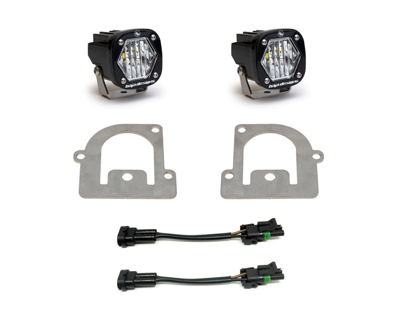 Baja Designs 21+ Ford Bronco Sport S1 WC LED Fog Pocket Light Kit - Clear - armamenter