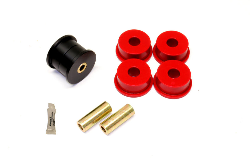 BMR 12-15 5th Gen Camaro Differential Mount Bushing Kit (Poly/Delrin Combo) - Black/Red - armamenter