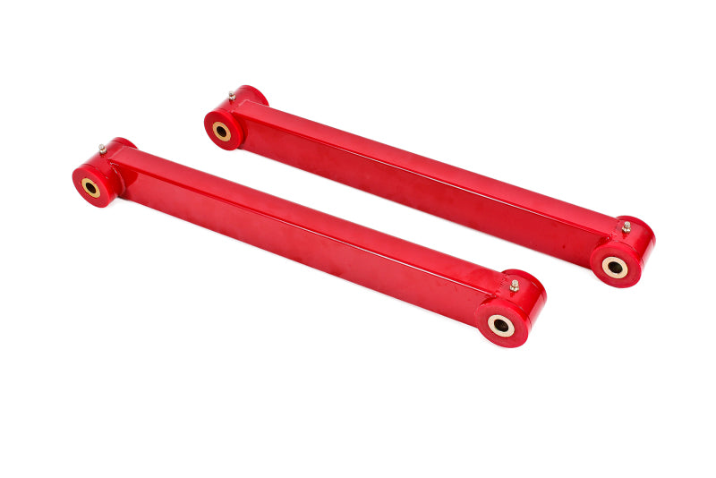 BMR 05-14 S197 Mustang Non-Adj. Boxed Lower Control Arms (Polyurethane) - Red - armamenter