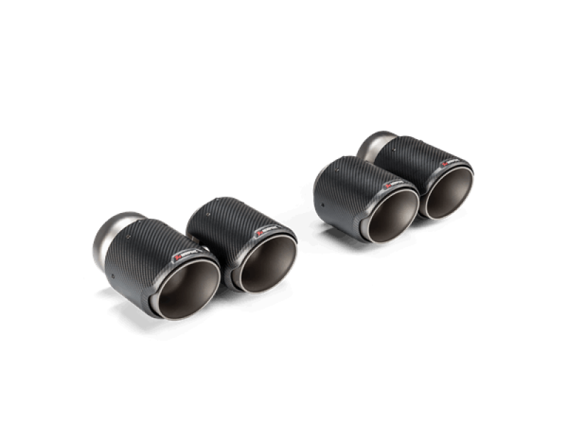 Akrapovic 2021+ BMW M3 (G80)/M4 (G82) Tail Pipe Set (Classic Carbon Design) - armamenter