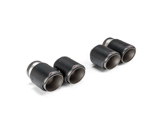 Akrapovic 2021+ BMW M3 (G80)/M4 (G82) Tail Pipe Set (Classic Carbon Design) - armamenter