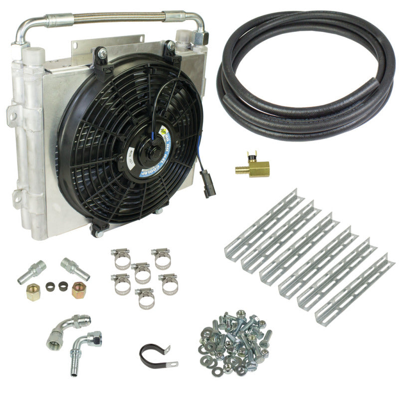 BD Diesel Xtrude Double Stacked Transmission Cooler Kit - Universial 1/2in Tubing - armamenter