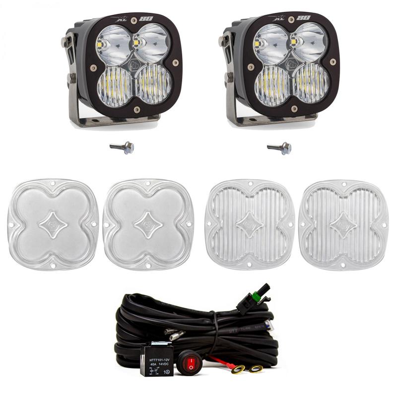 Baja Designs 2021+ Ford Bronco A Piller Light Kit XL80 D/C - armamenter