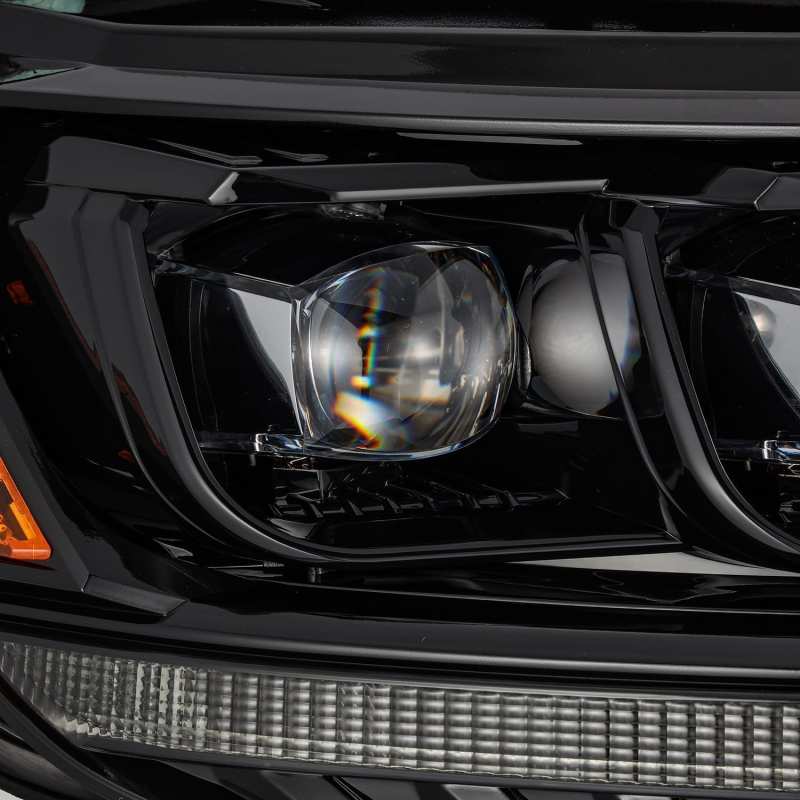 AlphaRex 19-21 Ford Ranger NOVA LED Proj Headlight Plnk Style Alpha Blk w/Activ Light/Seq Signal/DRL - armamenter