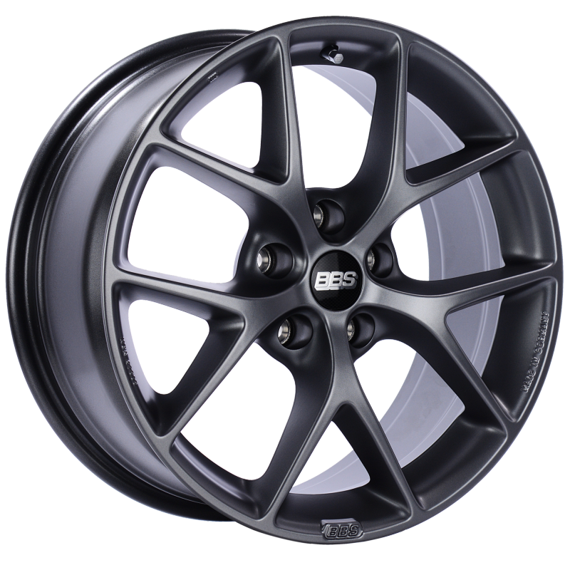 BBS SR 18x8 5x112 ET35 Satin Grey Wheel -82mm PFS/Clip Required - armamenter