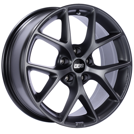 BBS SR 18x8 5x112 ET35 Satin Grey Wheel -82mm PFS/Clip Required - armamenter