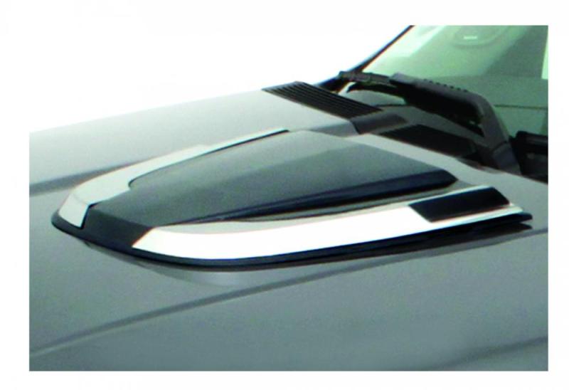 AVS Universal Hood Scoop - Smoke - armamenter