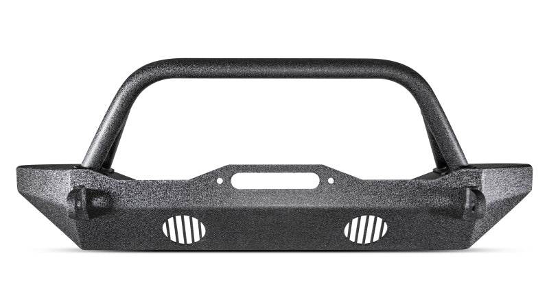 Body Armor 4x4 07-18 Jeep Wrangler JK Front Bumper Mid Stubby - armamenter