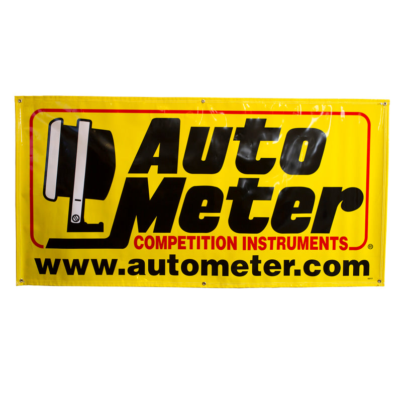 Autometer 6ft x 3ft Race Banner - armamenter