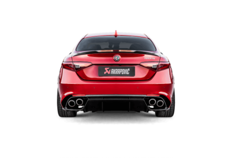 Akrapovic 17-19 Alfa Romeo Giulia Quadrifoglio Evolution Line Cat Back (Titanium) - armamenter