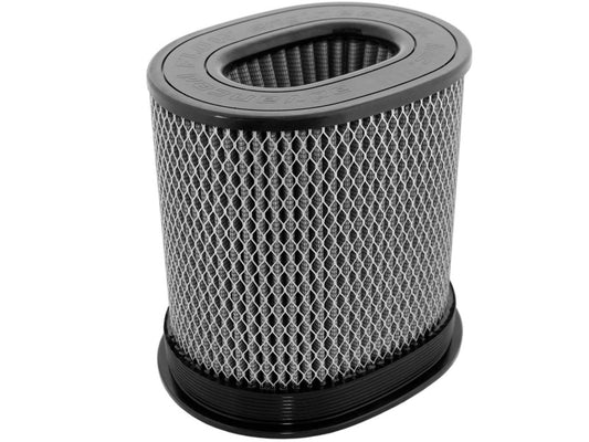 aFe MagnumFLOW HD Air Filters Pro Dry S Oval 7in X 4.75in F 9in X 7in T X 9H - armamenter