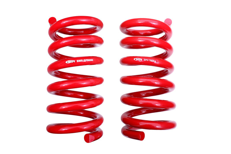 BMR 18-20 S550 Mustang GT MagneRide/15-20 GT350 Lowering Spring Set of Rear only - Red - armamenter