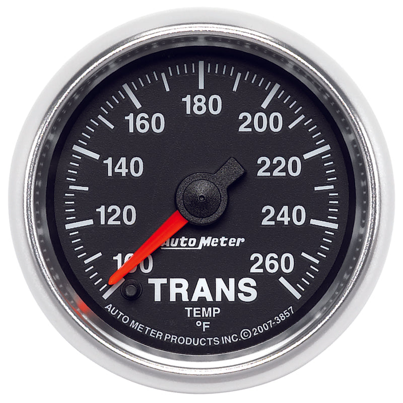 Autometer GS 100-260 degree Electronic Trans Temperature Gauge - armamenter