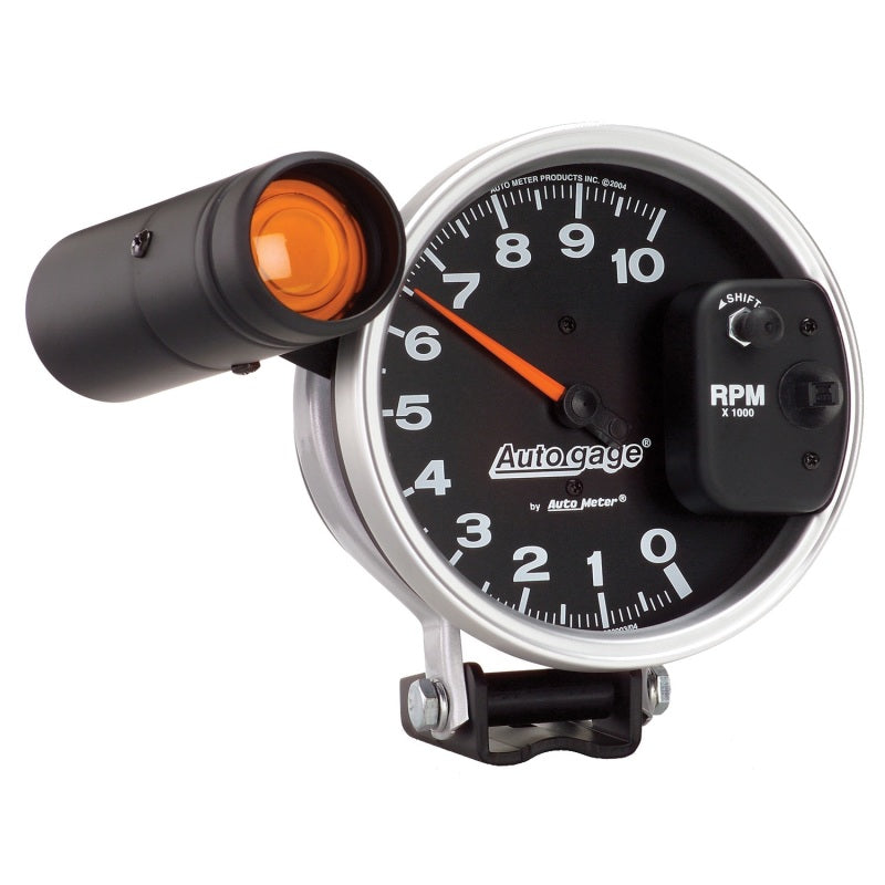 Autometer 5 inch 10,000 RPM Monster Shift Lite Pedestal Tachometer - armamenter