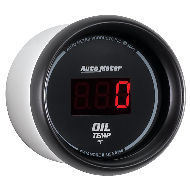 Autometer Black 0-400F Digital Oil Temp Gauge - armamenter