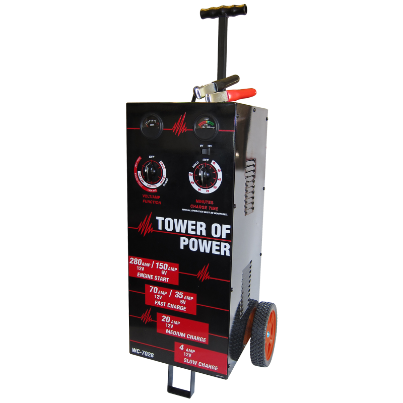 Autometer Wheel Charger Tower of Power Man 70/30/4/280 AMP - armamenter