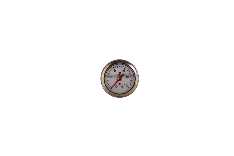 Aeromotive 0-15 PSI Fuel Pressure Gauge - armamenter