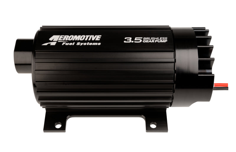 Aeromotive 3.5 Brushless Spur Gear External Fuel Pump - In-Line - 3.5gpm - armamenter