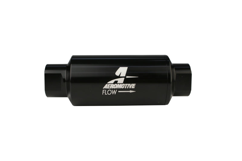 Aeromotive In-Line Filter - AN-10 - Black - 100 Micron - armamenter