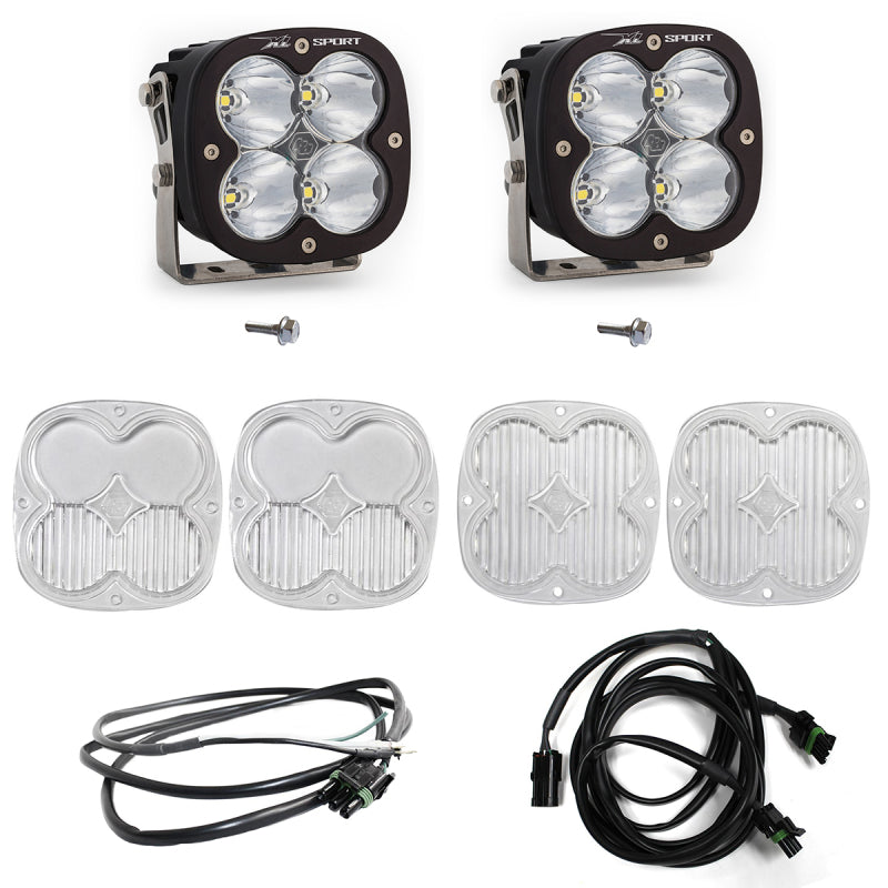 Baja Designs 2021+ Ford Bronco A Piller Light Kit XL Sport Spot w/Upfitter - armamenter