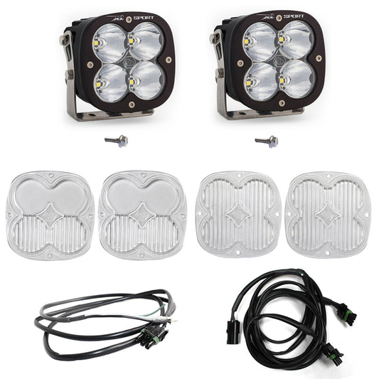 Baja Designs 2021+ Ford Bronco A Piller Light Kit XL Sport Spot w/Upfitter - armamenter