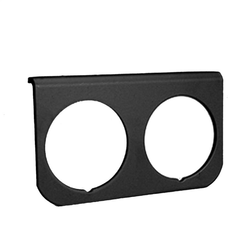 Autometer 2-1/16in Black 2-Hole Gauge Panel - armamenter