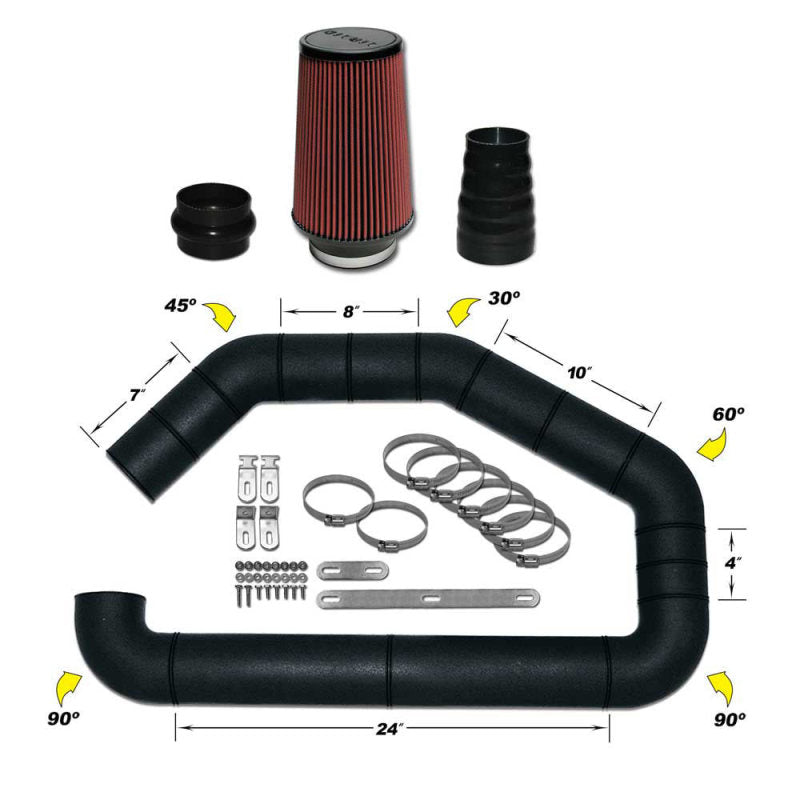 Airaid U-Build-It - Universal 4in Master Kit I w/700-470 (9in) Filter - armamenter