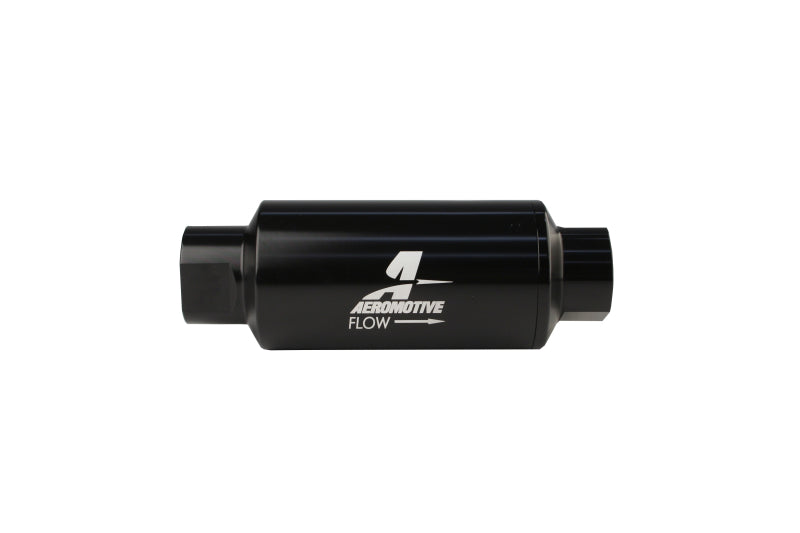 Aeromotive In-Line Filter - AN-10 - Black - 10 Micron - armamenter