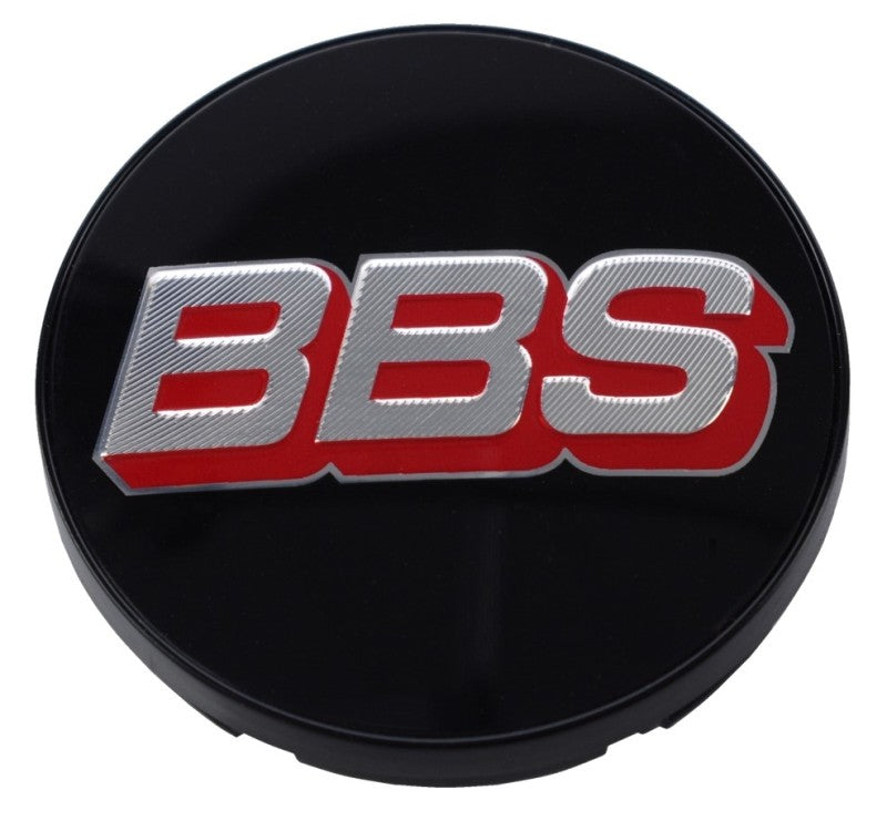 BBS Center Cap 56mm Black/Silver/Red - armamenter