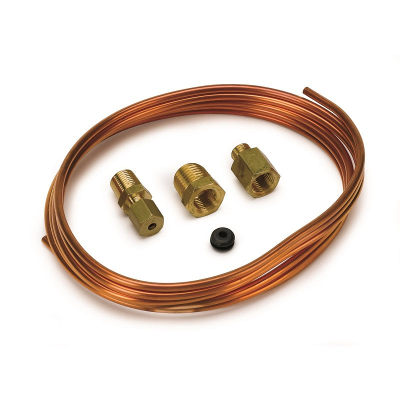 Autometer 6 Foot Copper Tubing 1/8 Inch Diameter - armamenter