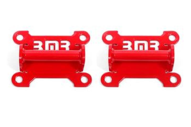 BMR 98-02 Chevrolet Camaro Motor Mount Kit (Solid Steel) - Red - armamenter