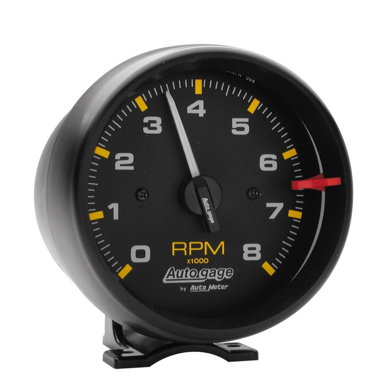 Autometer Autogage Black 8,000 RPM Pedestal Mount Tachometer - armamenter