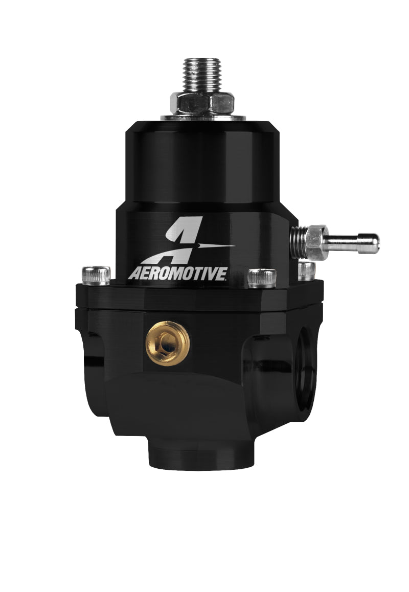 Aeromotive Adjustable Regulator - 35-75PSI - .188 Valve - (2) -08 Inlets/-08 Return - armamenter