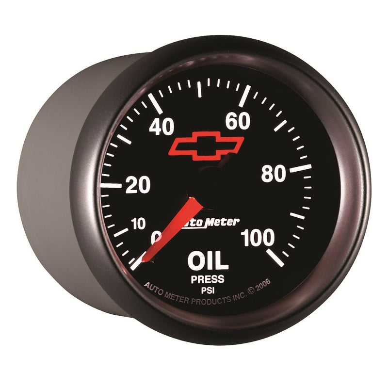 Autometer Sport-Comp II GM 52mm 0-100 PSI Mechanical Oil Pressure Gauge - armamenter