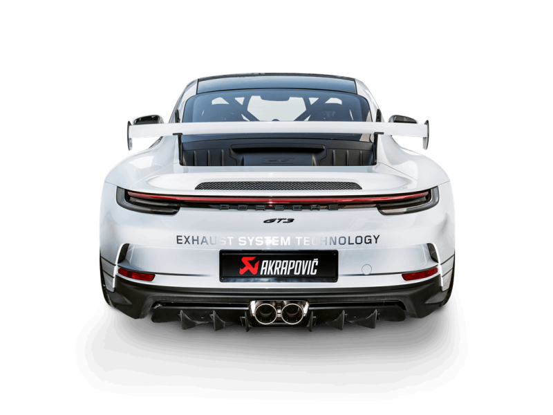 Akrapovic 21-22 Porsche 911 GT3/GT3 RS (992) Slip-On Race Line (Titanium) w/Titanium Tips - armamenter