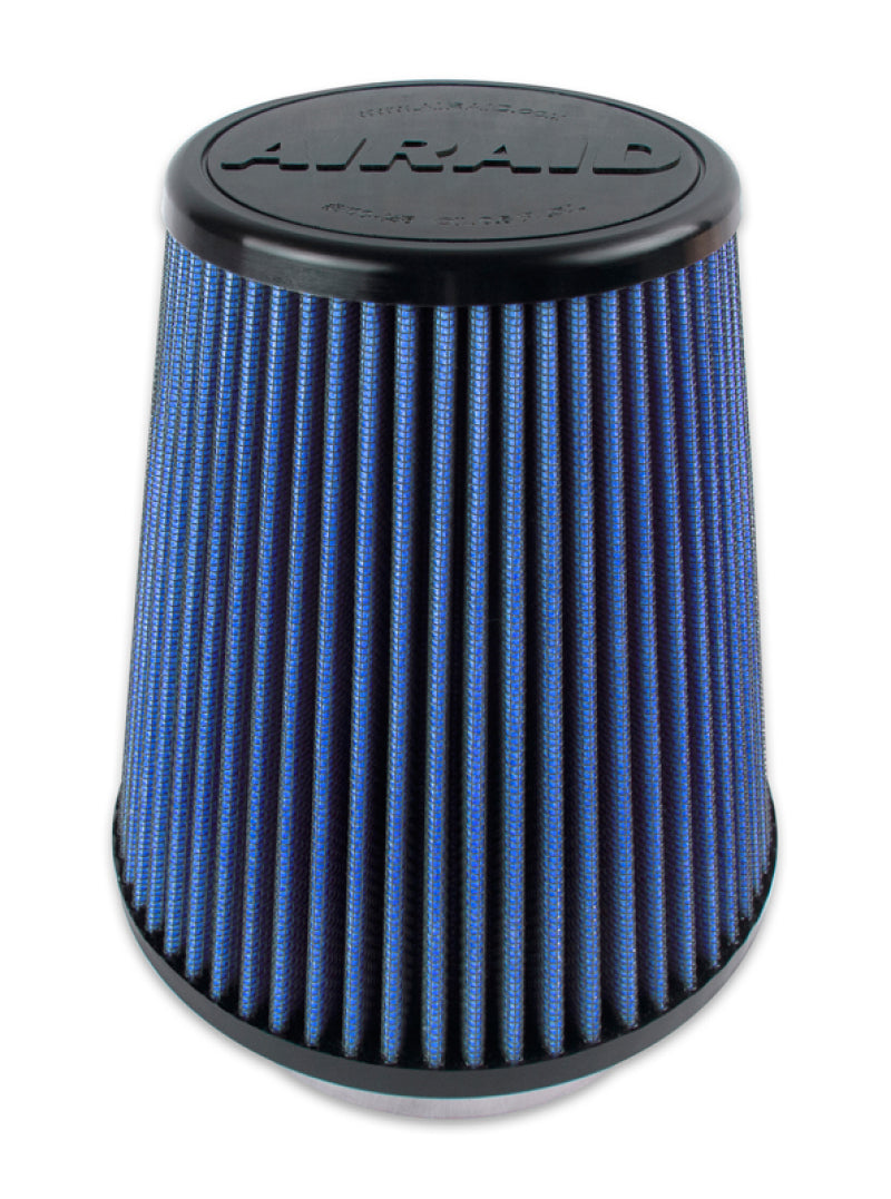 Airaid Universal Air Filter - Cone 4 x 7 x 4 5/8 x 7 w/ Short Flange - Blue SynthaMax - armamenter