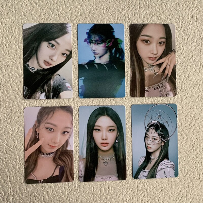 8PCS/Set Kpop Aespa LOMO Cards Photo Cards Personal WINTER KARINA NINGNING Album Photocards For Fans Collection Photocards Gift - armamenter